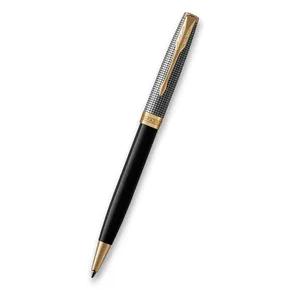 Parker Sonnet Strieborná a čierna GT guľôčkové pero